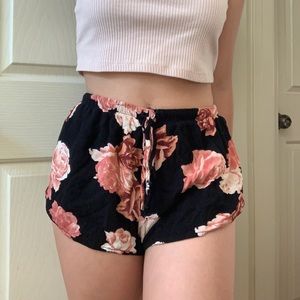 forever 21 floral shorts